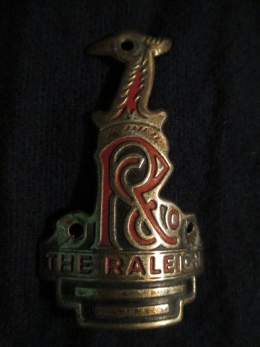 Velo Steuerkopf  The Raleigh  GB  Schild Emblem