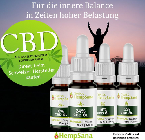 Hempsana - CBD Öl vom Schweizer Bio-Bauer.