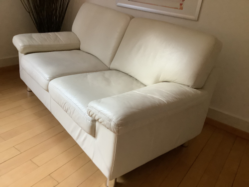 Echtleder Sofa 