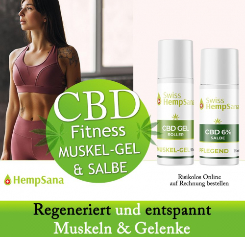 CBD Produkte für Fitness und Bodybuilding