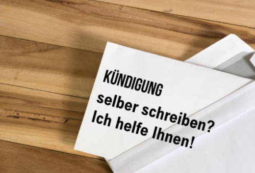 Kündigung schreiben? Ich übernehme dies für Sie! Ich übernehme de