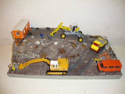 Diorama Baustelle