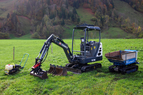 Bagger 1.7t zu vermieten