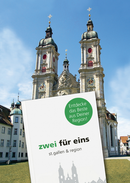 2für1 Gutscheinbuch St. Gallen und Region