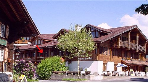 Ferienwohnung, grandiose Aussicht auf Berge und den Thuner See