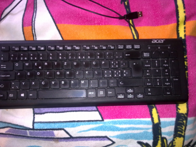 Tastatur von Acer für USB, funktioniert sehr gut