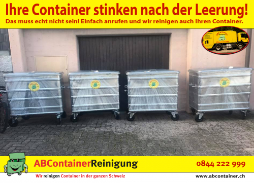 Containerreinigung Benken Uznach Kaltbrunn Schänis Näfels