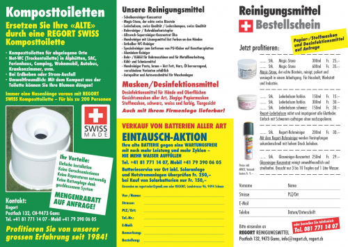 Renigungsmittel und Handreiniger Pneureinigerab Fr, 5.-0793900605