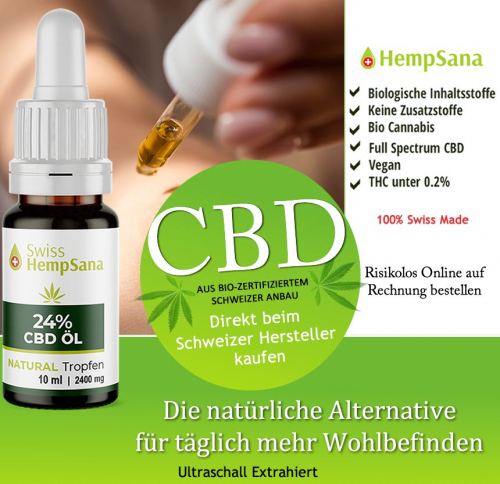 Hempsana CBD - Risikolos auf Rechnung bestellen