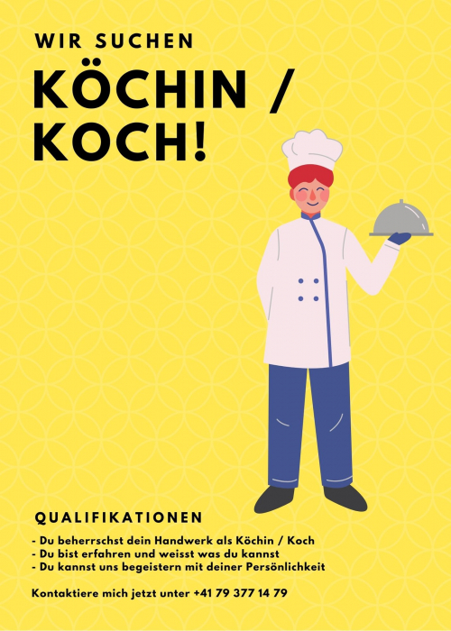 Koch / Köchin gesucht ! Top Angebot!
