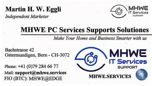 MHWE Services, Supports, Lösungen und Möglichkeiten
