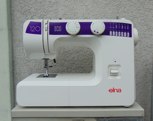 Nähmaschine Elna 120, neu, mit Gratis-Versand, 5 Jahre Garantie.