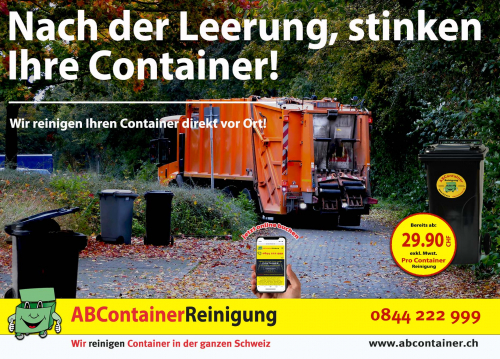 Nach der Leerung, stinken Ihre Container!