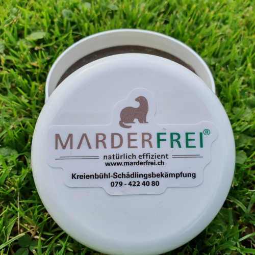 Marderpaste biologisch gegen Marder und Siebenschläfer. Thurgau