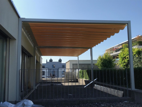 Pergola, Faltpergola Grossformat 4x10m