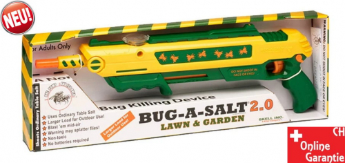 BUG-A-SALT 2.0 Rasen Garten Fliegengewehr Salz Gewehr Insekten