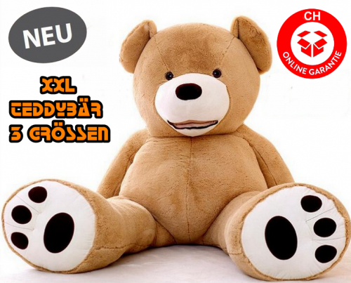 Riesengrosser Plüschbär Plüsch Teddy XXL 3 Grössen Geschenk Bär