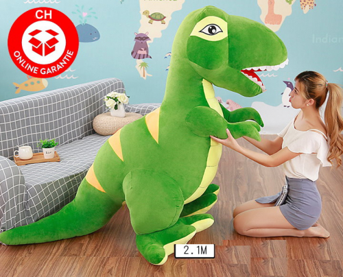 Dinosaurier XXL Stofftier 210cm T-Rex Mega Gross Kuscheltier Dino