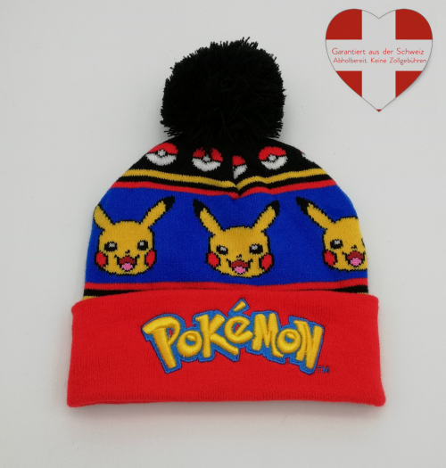 Pokémon Pikachu Pokemon Go Winter Mütze Strickmütze Beanie Kappe