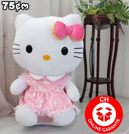 Hello Kitty Plüsch Katze Plüschtier 75cm Hellokitty Pink Mädchen