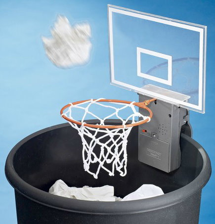Applaudierender Basketballkorb Basketball Korb Papierkörbe Büro