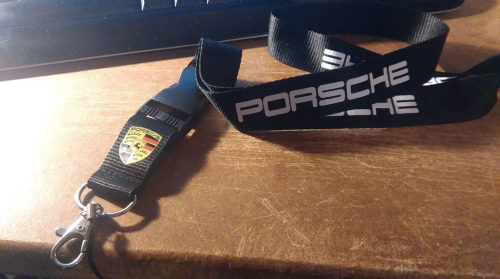Porsche Schlüsselband Schlüsselanhänger Fanartikel Auto Fan