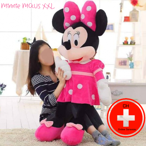 Minnie Maus Plüsch XXL Minnie Mouse Disney 1.3m Plüschtier 130cm