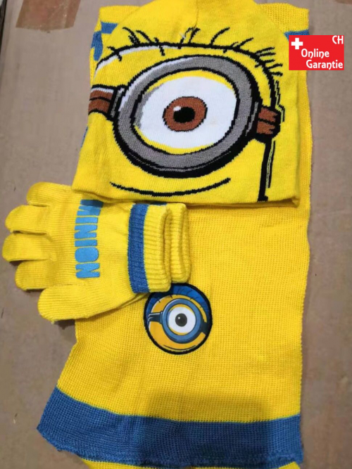 Ich einfach unverbesserlich Minions Winter Set für Kinder Mütze