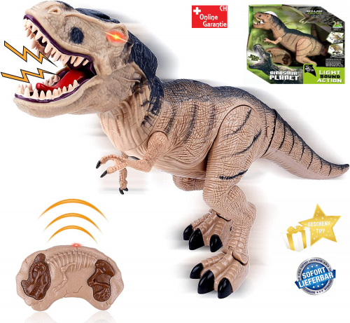 Elektronischer RC Ferngesteuerter Dinosaurier T-Rex Spielzeug Neu