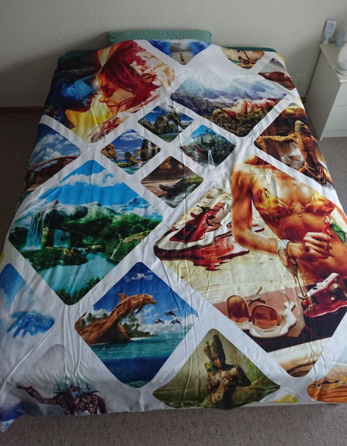 Bettwäsche Duvet bedrucken mit eigenem Foto Mikrofaser