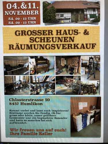 Haus- & Scheunen Räumungsverkauf