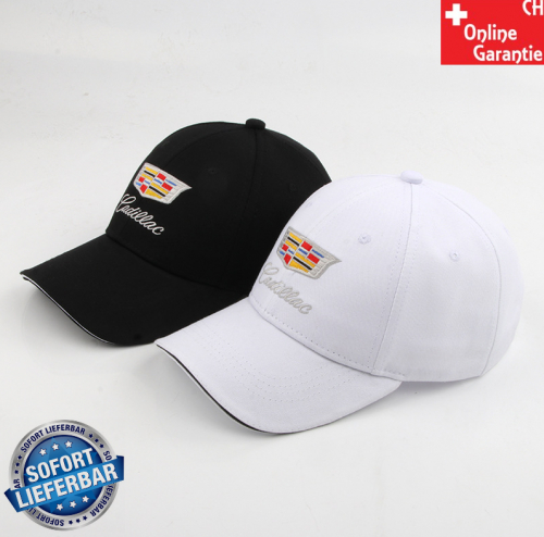 Cadillac Mütze Cap Auto Fanartikel Fan Wappen Logo Kappe 2 Farben