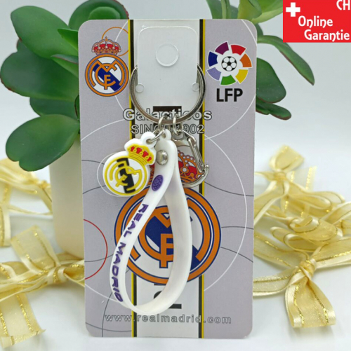 Real Madrid Anhänger Wappen Logo Schlüsselanhänger Schlüsselband