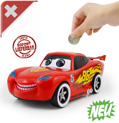 Auto Cars Sparschwein Sparkässeli Junge Kind Geschenk Münzen Spar