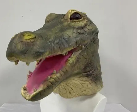 Krokodil Maske Fasnacht Party Halloween Kostüm Alligator