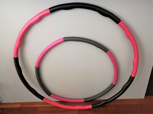 2 Hula Hoop Fitnessreifen 98cm und 72cm