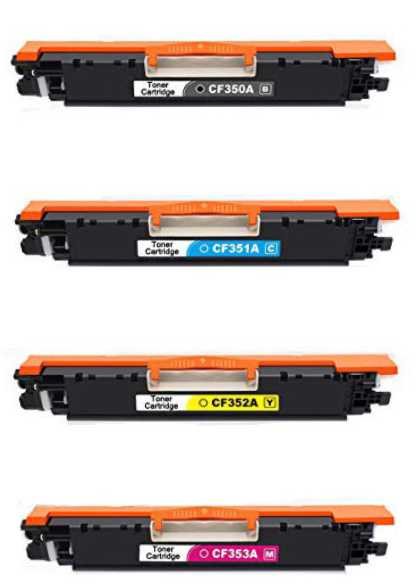 4 Stück Kompatibler HP-Toner – CF350A / CF351A / CF352A