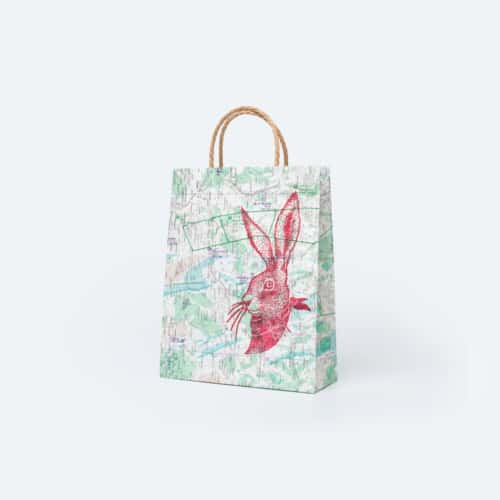 Mapbag mit Hasenstempel