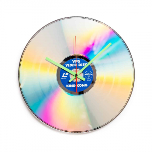 Laser Disc Uhr
