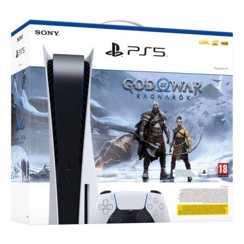 PS5 Disc Version 1 Controller 1 God of War