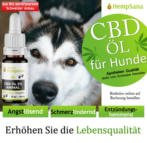 Anwendungsgebiet vom CBD Öl - Animal