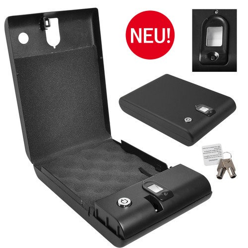 Mobiler Mini Tragbarer Safe Fingerabdruck Stahl Tresor Sicherheit