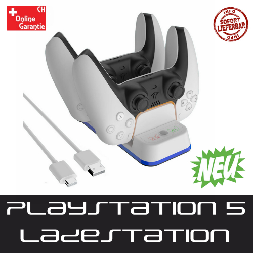 Sony Playstation 5 PS5 Controller DualSense Ladestation Doppel