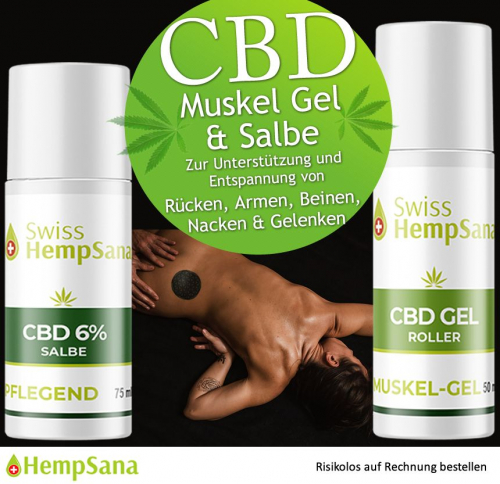 Hempsana CBD Salbe für alle Hauttypen gut geeignet.