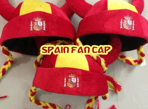 Spanien Fussball Fanartikel Hut Cap Mütze Perücke Espania Fan