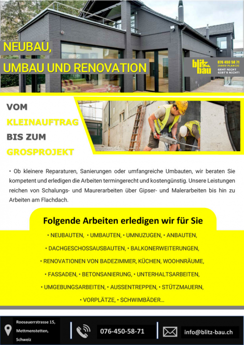 Umbau und Renovation