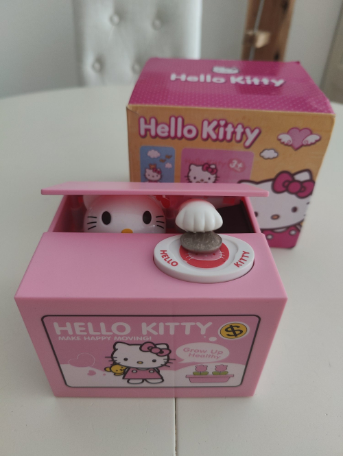 Hello Kitty Hellokitty Sparschwein Spardose Münz Geld Sparkässeli