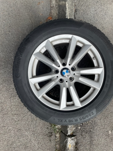 BMW X5, 4 komplette Winterräder 18