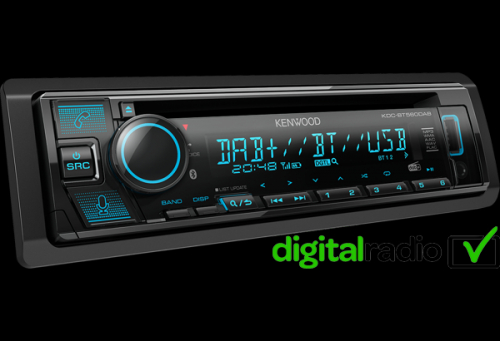 Autoradio Kenwood DAB+ BT AUX USB Color Top Modell Neu