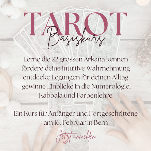 Basiskurs Tarot 16. Februar in Bern